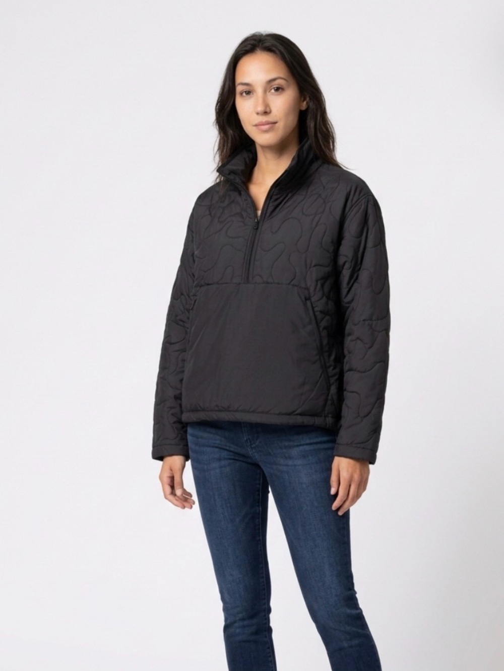 Avia Quarter Zip Quilted Jacket